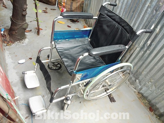 Wheel chair folding